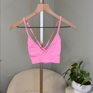 lululemon athletica Pink V-Neck Seamless Bralette 2